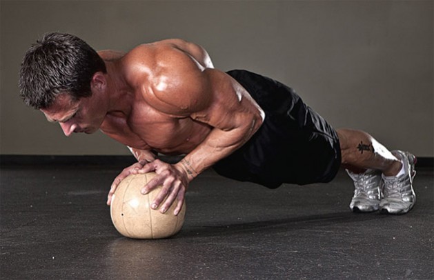 Chest squeeze pushup for chest workout