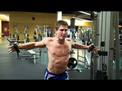 How to do cable fly chest workout