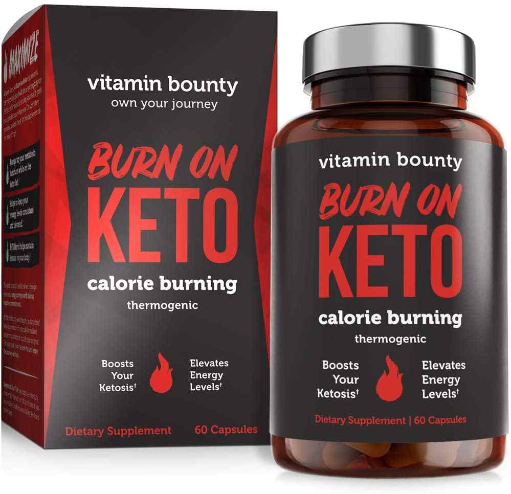 Burn on Keto - Keto Pills with BHB Beta-Hydroxybutyrate Exogenous Ketones and Green Tea Extract