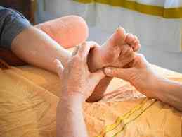 Foot massage increases endorphins